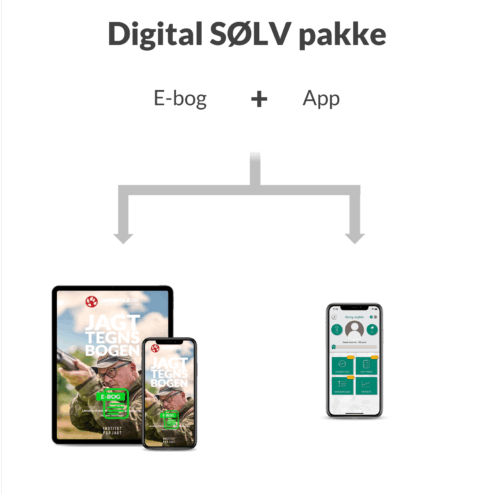 Digital SØLV pakke: E-bog + app (Jagtskole.dk)