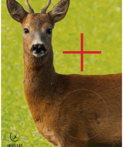 Bukke skydeskive med indskydningskryds